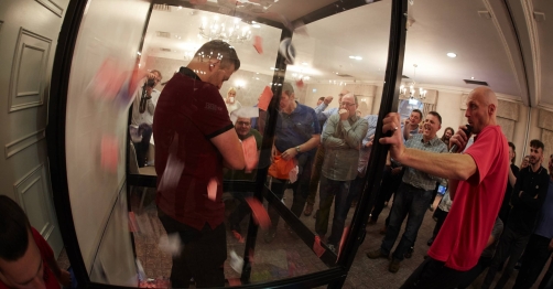 Indoor crystal maze dome